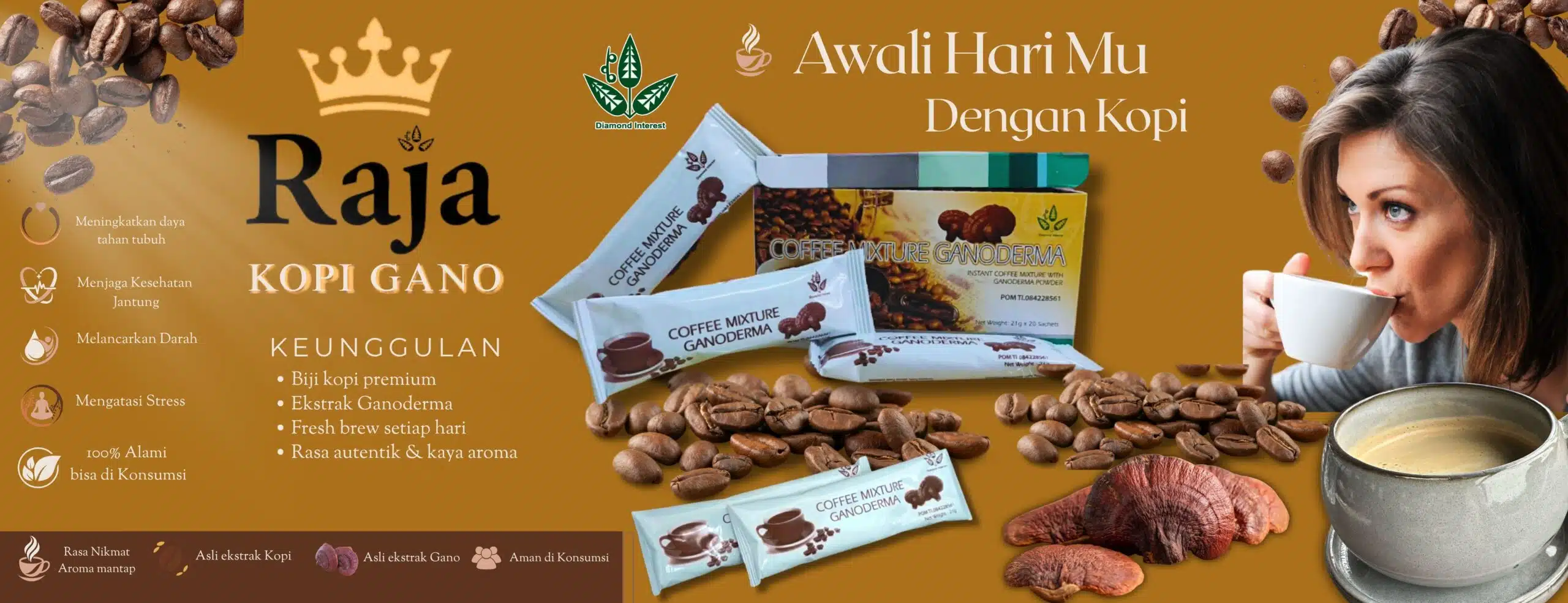 RAJA COFFEE GANODERMA DII