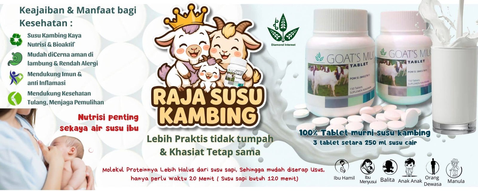 RAJA GOATSMILK DII