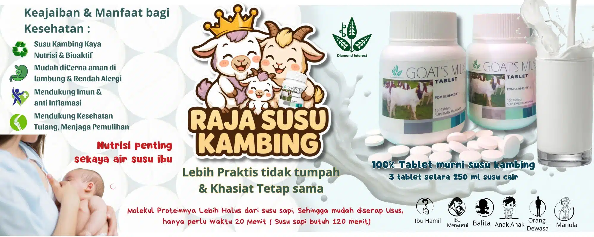 RAJA GOATSMILK DII
